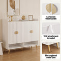 Artiss Shoe Rack Cabinet Clothes Rack Storage Shelf White Pine