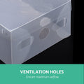 Artiss Shoe Box Storage 40x Clear Foldable Stackable Case
