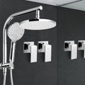 Cefito 9'' Rain Shower Head Set Handheld Chrome Twin Tap