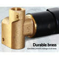 Cefito Black Brass Shower Mixer Tap Wall Mount Bath Basin Hot Cold