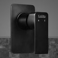 Cefito Black Brass Shower Mixer Tap Wall Mount Bath Basin Hot Cold