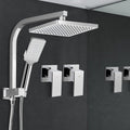 Cefito 8'' Rain Shower Head Set Handheld Chrome High Pressure