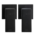Cefito Twin Shower Bath Taps Brass Hot Cold Black Wall Mount
