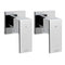 Cefito Wall Shower Mixer Tap Chrome Brass Bath Taps Hot Cold