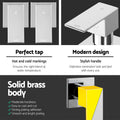 Cefito Wall Shower Mixer Tap Chrome Brass Bath Taps Hot Cold
