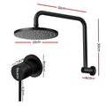 Cefito 9in Rain Shower Head Mixer Tap Chrome Wall Mounted