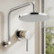 Cefito 9in Rain Shower Head Wall Mixer Tap Silver