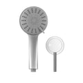Cefito 4.5 Handheld Shower Head Round Silver Wall Mixer