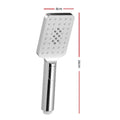 Handheld Shower Head 3 Spray Modes High Pressure Square Chrome