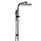 10'' Rain Shower Head Set Handheld Square Black High Pressure