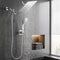 Cefito High-Pressure Rain Shower Head with Handheld, Gear-Lock Anti-Sag Arm for Family Spa, 12