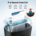 DEVANTI 25L Paper Shredder 14 Sheet P4 Cross Cut for Home Office