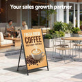 A1 Frame Sign Stand Single Sided Poster Display 60x90cm