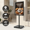 A1 Pedestal Sign Holder Double Sided 60x90cm Poster Stand
