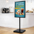 A1 Pedestal Sign Holder Double Sided 60x90cm Poster Stand