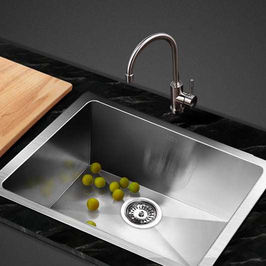 Cefito Kitchen Sink 51x45cm Stainless Steel Single Bowl