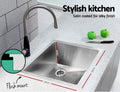 Cefito Kitchen Sink 51x45cm Stainless Steel Single Bowl
