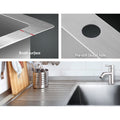 Cefito Kitchen Sink 53x50cm Stainless Steel Single Bowl Silver