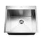 Cefito Kitchen Sink 53x50cm Stainless Steel Single Bowl Silver