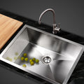 Cefito Stainless Steel Kitchen Sink 60x45cm Single Bowl Silver