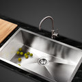 Cefito Kitchen Sink 70x45cm Stainless Steel Single Bowl