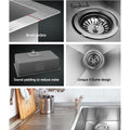 Cefito Kitchen Sink 70x45cm Stainless Steel Single Bowl