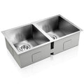 Cefito 77x45cm Stainless Steel Double Bowl Kitchen Sink