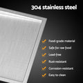 Cefito Stainless Steel Kitchen Sink 122x45cm Under/Top Mount Bowl