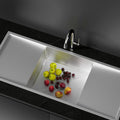 Cefito Stainless Steel Kitchen Sink 122x45cm Under/Top Mount Bowl