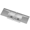 Cefito Stainless Steel Kitchen Sink 155x50cm Under/Top Mount