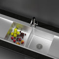 Cefito Stainless Steel Kitchen Sink 155x50cm Under/Top Mount