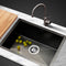 Cefito Kitchen Sink 45x30cm Stainless Steel Single Bowl Black