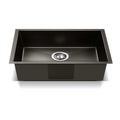 Cefito Kitchen Sink 45x30cm Stainless Steel Single Bowl Black