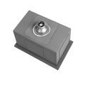 Cefito Kitchen Sink 45x30cm Stainless Steel Single Bowl Black