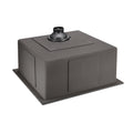 Cefito Kitchen Sink 51x45cm Stainless Steel Single Bowl Black