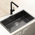 Cefito Stainless Steel Sink 60x45cm Single Bowl Pull Out Tap