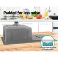 Cefito Kitchen Sink 75x45cm Stainless Steel Single Bowl Black