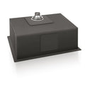 Cefito 60x45cm Stainless Steel Kitchen Sink Single Bowl Black