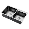 Cefito 80cm Stainless Steel Kitchen Sink Flush Mount Silver