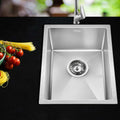 Cefito Kitchen Sink 44x34cm Stainless Steel Single Bowl Nano