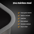 Cefito 30x36cm Stainless Steel Nano Kitchen Sink Single Bowl