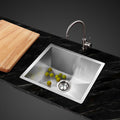 Cefito Kitchen Sink 36x36cm Stainless Steel Single Bowl Silver