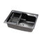 Cefito 61x43cm Stainless Steel Kitchen Sink Single Bowl Black
