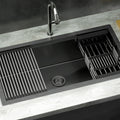 Cefito Kitchen Sink 81x45cm Stainless Steel Single Bowl Black