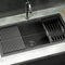 Cefito Kitchen Sink 81x45cm Stainless Steel Single Bowl Black