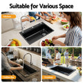 Cefito 304 Stainless Steel Bar Sink Millet Grain 68cm