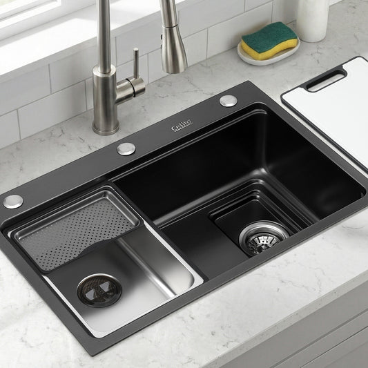 Cefito 304 Stainless Steel Bar Sink Millet Grain 68cm
