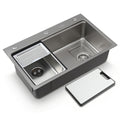 Cefito 304 Stainless Steel Kitchen Sink Bar Basin Millet Grain