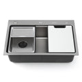 Cefito 304 Stainless Steel Kitchen Sink Bar Basin Millet Grain