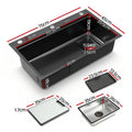 Cefito 304 Stainless Steel Kitchen Sink Bar Millet Grain